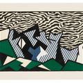 Roy Lichtenstein — Мортон А. Морт, из серии экспрессионистских гравюр на дереве, изображение 1