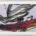 Roy Lichtenstein — Плакат с мазками кисти, изображение 2