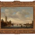 Salomon Van Ruysdael — Фигуристы на канале возле Пломпторена в Утрехте, изображение 2