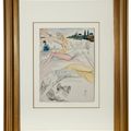 Salvador Dalí — Финальная сцена, "Королева в отчаянии", Лаэрт в агонии и Гамлет с королем ("Гамлет"; Акт V; сцена 2), изображение 2