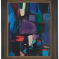 Sam Francis — Синий и розовый, изображение 2