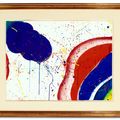 Sam Francis — Радуга (сине-красная), изображение 2