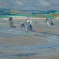 Samuel John Peploe — Фигуры на берегу, изображение 1