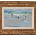 Samuel John Peploe — Фигуры на берегу, изображение 2