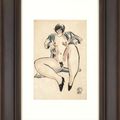 Sanyu — Женщина в сером халате, изображение 2