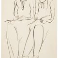 Sanyu — Беседа, ненужные женщины, изображение 1