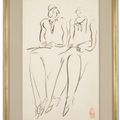 Sanyu — Беседа, ненужные женщины, изображение 2