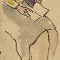 Sanyu — Лекция "Желтая блузка" (Читает женщина в желтой блузке), изображение 1