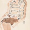 Sanyu — Femme à la blouse rayée (Женщина в блузке в полоску), изображение 1