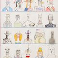 Saul Steinberg — Двадцать американцев (двадцать профессий), изображение 1