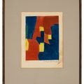 Serge Poliakoff — Композиция: румяна желтого и голубого цвета, изображение 2