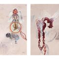 Shahzia Sikander — Крылья, вуали и платья I; Без названия, изображение 1