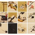 Shibata Zeshin — Пейзажи, растения и животные четырех времен года, изображение 1