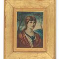 Simeon Solomon — Портрет молодой женщины, изображение 1