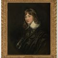Sir Joshua Reynolds — Портрет Эндрю Драммонда из Риджуэя, в полный рост, в черном костюме от Ван Дейка с белым кружевным воротничком, в искусственном овальном обрамлении., изображение 1