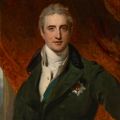 Sir Thomas Lawrence — Портрет Роберта Стюарта, 2-го маркиза Лондондерри, прозванного лордом Каслри (1769-1822), во весь рост, со звездой ордена Подвязки., изображение 1