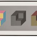 Sol LeWitt — Формы, полученные из цветного куба (простые и наложенные друг на друга), черного и серого цветов, изображение 6