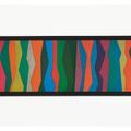 Sol LeWitt — Нерегулярные зигзагообразные полосы, изображение 1