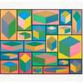Sol LeWitt — Тарелка №04 из деформированных кубиков, изображение 1