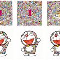 Takashi Murakami — Такаши Мураками, Дораэмон: Гип-Гип, ура!; Дораэмон: Поехали!; Дораэмон: Спасибо; В бесконечном путешествии на машине времени с автором Фудзико Ф. Фудзио: Набросок двери Anywhere Door и многое другое ждет вас за дверью Anywhere Door, изображение 1