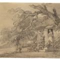 Thomas Gainsborough — Семья за дверью коттеджа, изображение 1