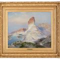 Thomas Moran — Касл-Рок, Грин-Ривер, Вайоминг (Бабье лето. Грин-Ривер. Вайоминг), изображение 2