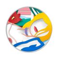 Tom Wesselmann — Блондинка Вивьен (3-D), изображение 1