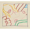 Tom Wesselmann — Кабинет для спальни с светлыми каракулями, изображение 2