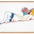 Tom Wesselmann — Обнаженная, с букетом и в чулках, изображение 2