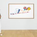 Tom Wesselmann — Обнаженная, с букетом и в чулках, изображение 3