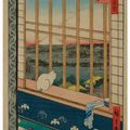 Utagawa Hiroshige — Режим Асакуса танбо Ториномати (рисовые поля Асакуса и фестиваль Ториномати), изображение 1