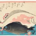 Utagawa Hiroshige — Полный набор из безымянной серии крупных рыб (Уозукуси), изображение 20