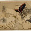 Utamaro Kitagawa — Голландская пара, изображение 1