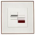 Victor Pasmore — Абстрактные цвета: белый, черный, зеленый и бордовый, изображение 1