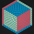 Victor Vasarely — Вице-президент-Чейт 75, изображение 2