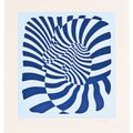 Victor Vasarely — Пара зебр (серебристый, оранжевый, синий), изображение 3