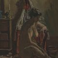 Walter Richard Sickert — Умывальник с лентами, изображение 1