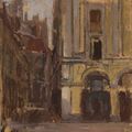 Walter Richard Sickert — Улица Нотр-Дам и набережная Дюкен, изображение 1