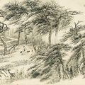 Wang Hui — Пейзаж после Юнь Шоупина и Ван Хуэя, изображение 1