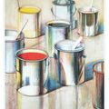 Wayne Thiebaud — Банки с краской, изображение 1