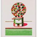 Wayne Thiebaud — Автомат для приготовления жевательной резинки из семи натюрмортов и серебряного пейзажа, изображение 2