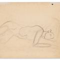 Willem de Kooning — Лежащая обнаженная (Джульетта Браунер), изображение 2