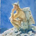 William Orpen — Мыслитель на холме Варленкур, изображение 4