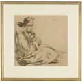 William Orpen — Рядовой Грин; эскиз к картине "Солдаты на фронте, отдыхающие", изображение 2