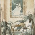 William Orpen — Несколько мужчин и картина (этюд в честь Мане), изображение 1