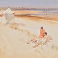 William Russell Flint — Послеобеденное безделье, Бамбург, изображение 1