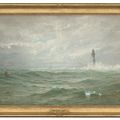 William Trost Richards — Вихревой каменный свет, изображение 2