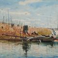 Winslow Homer — Поваленное дерево с норками, изображение 1