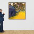 Wolf Kahn — Пурпурные тени октября (Угол амбара I), изображение 4