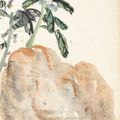 Wu Changshuo — Панно-ширмы из цветов и каллиграфии, изображение 11